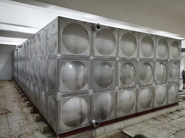 昌樂不銹鋼方形組合箱訂做,不銹鋼裝配式水箱訂制